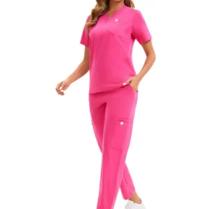 Enwinz Elena Women’s High-Rise Scrub Pants - Image 4