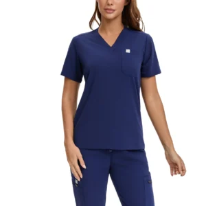 Enwinz Elora Women’s Jogger Scrub Pants - Navy Blue - Image 3