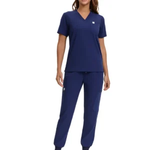 Enwinz Elora Women’s Jogger Scrub Pants - Navy Blue - Image 4