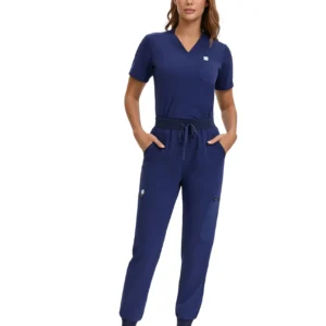 Enwinz Elora Women’s Jogger Scrub Pants - Navy Blue - Image 6