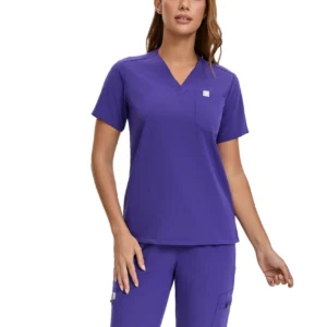 Enwinz Elora Women’s Jogger Scrub Pants - Purple - Image 3