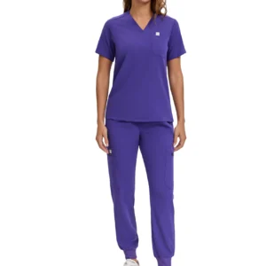 Enwinz Elora Women’s Jogger Scrub Pants - Purple - Image 4