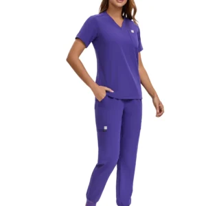 Enwinz Elora Women’s Jogger Scrub Pants - Purple - Image 5