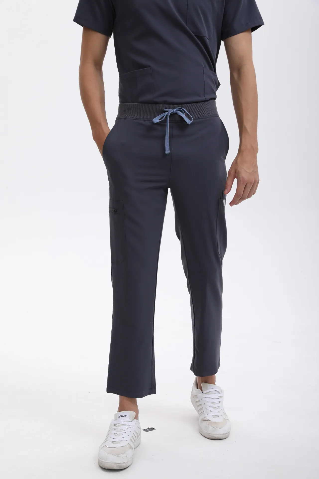 Men's Navy Scrub Pants