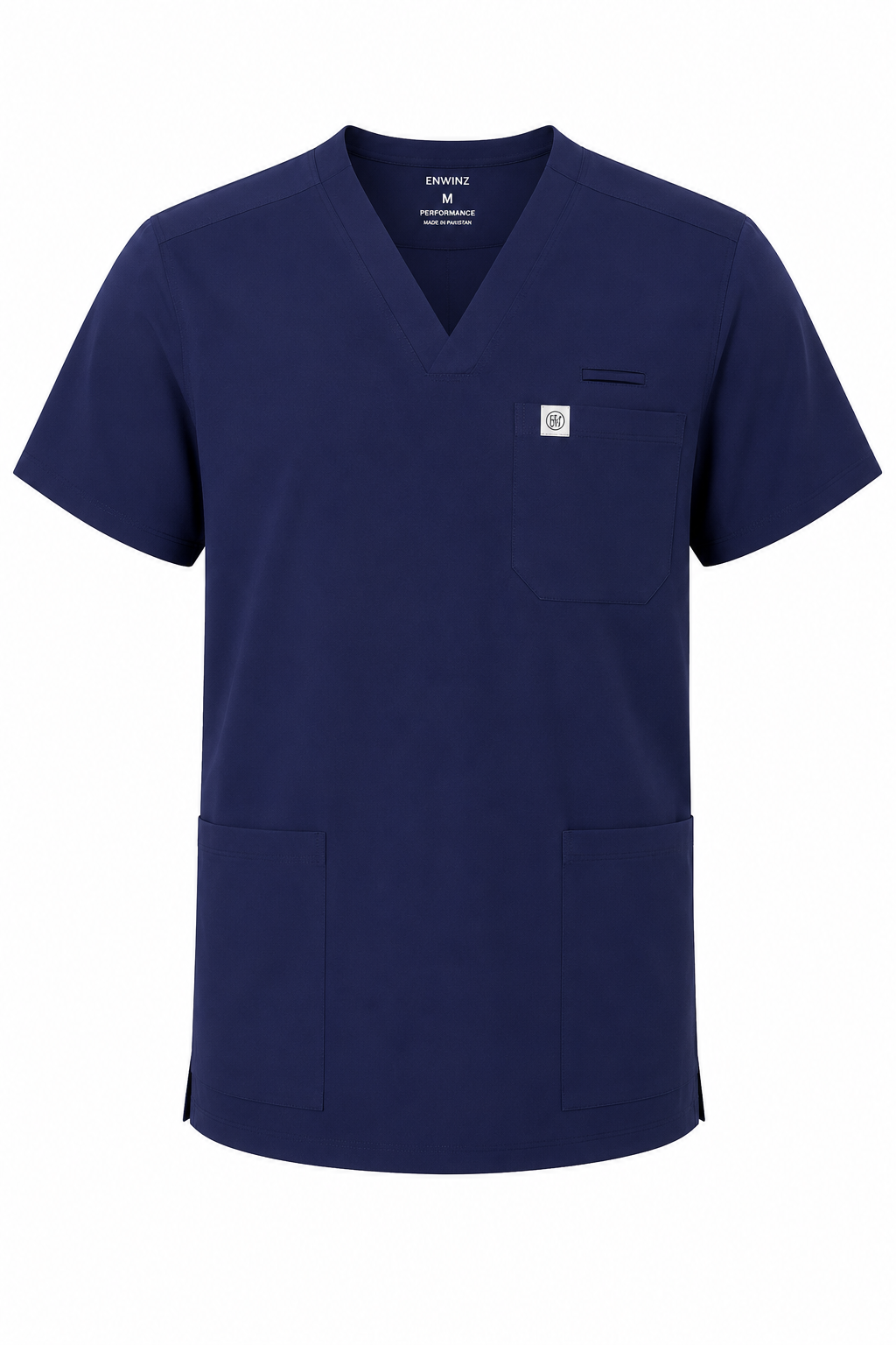 Enwinz Prime Men’s Navy Blue Scrub Set – Performance Fit | Durable Comfort | All-Day Mobility