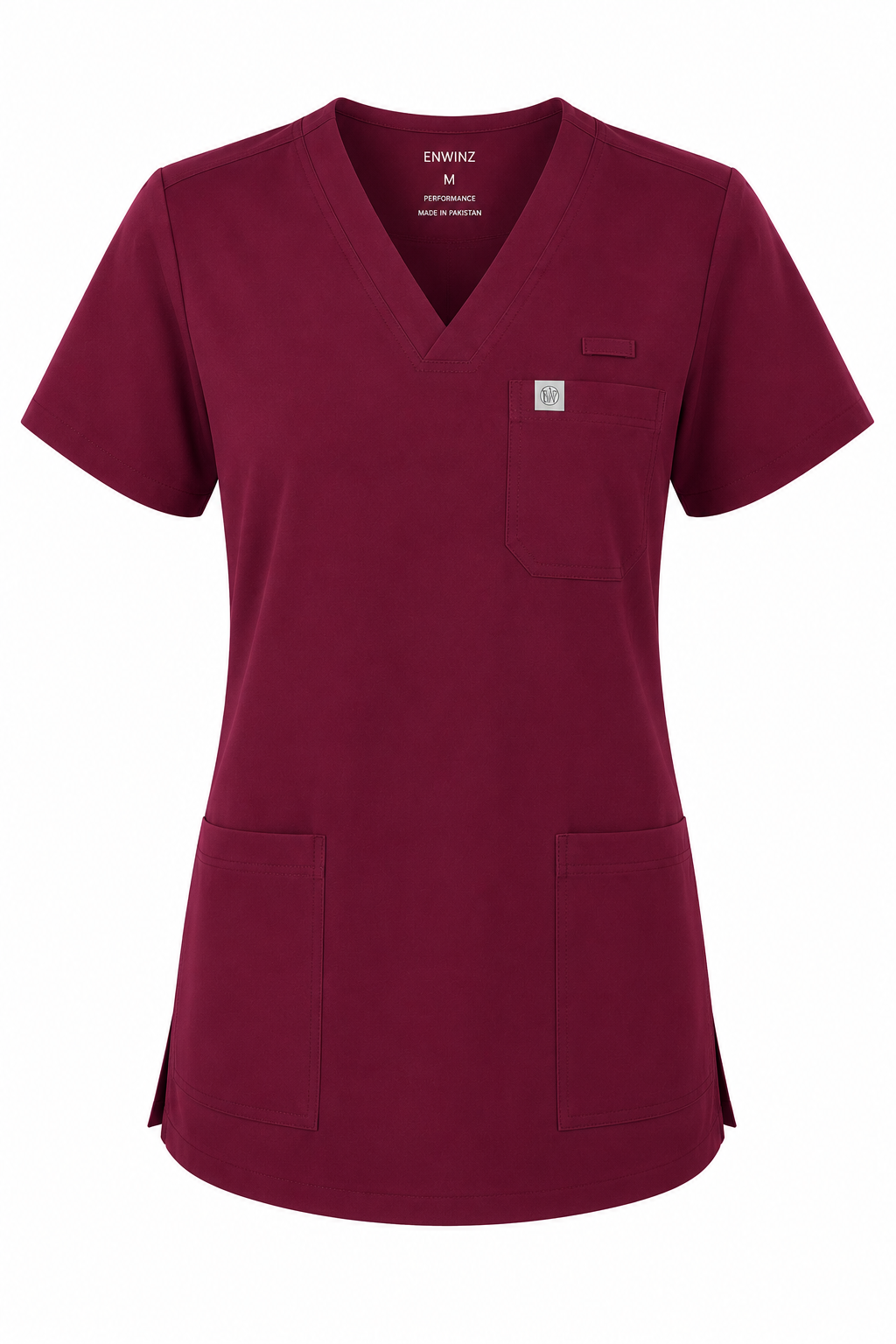 Enwinz Elora Jogger Scrub Set - Wine Red